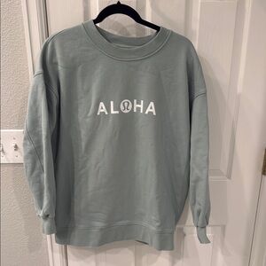 Lululemon Aloha Sweatshirt in Green